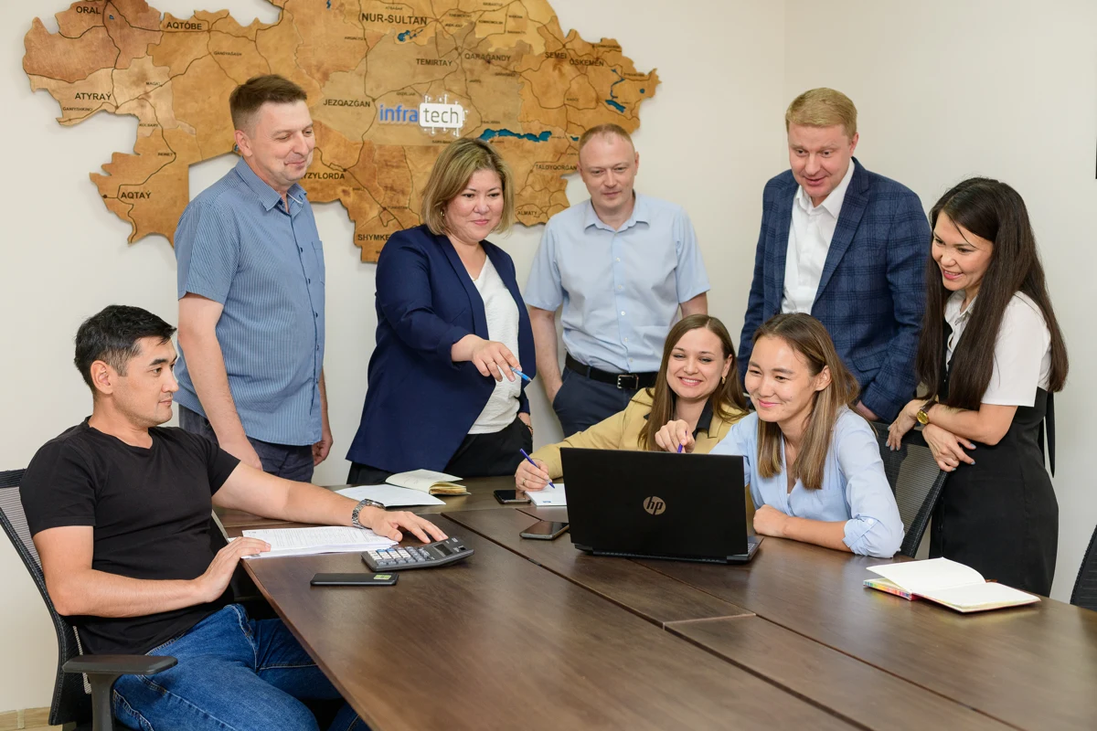 Infratech team working together